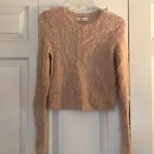 Fuzzy Pink Sweater